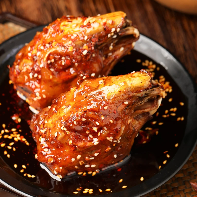 嘴滋滋 麻辣兔头 四川特产熟食兔肉开袋即食兔头麻辣味川味