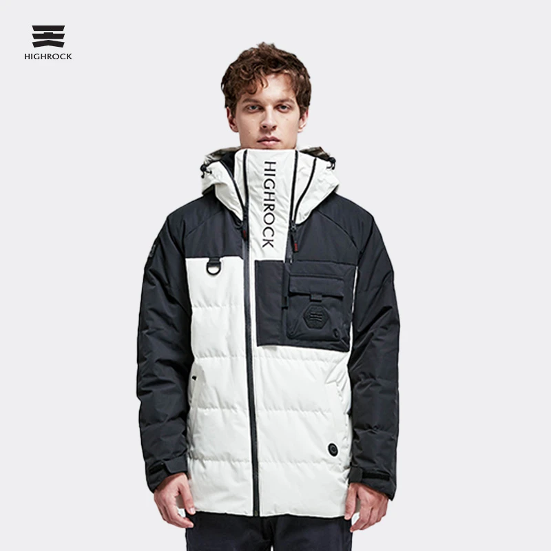 HIGHROCK/天石（30周年纪念款）羽绒服户外防寒连帽反射滑雪服T080