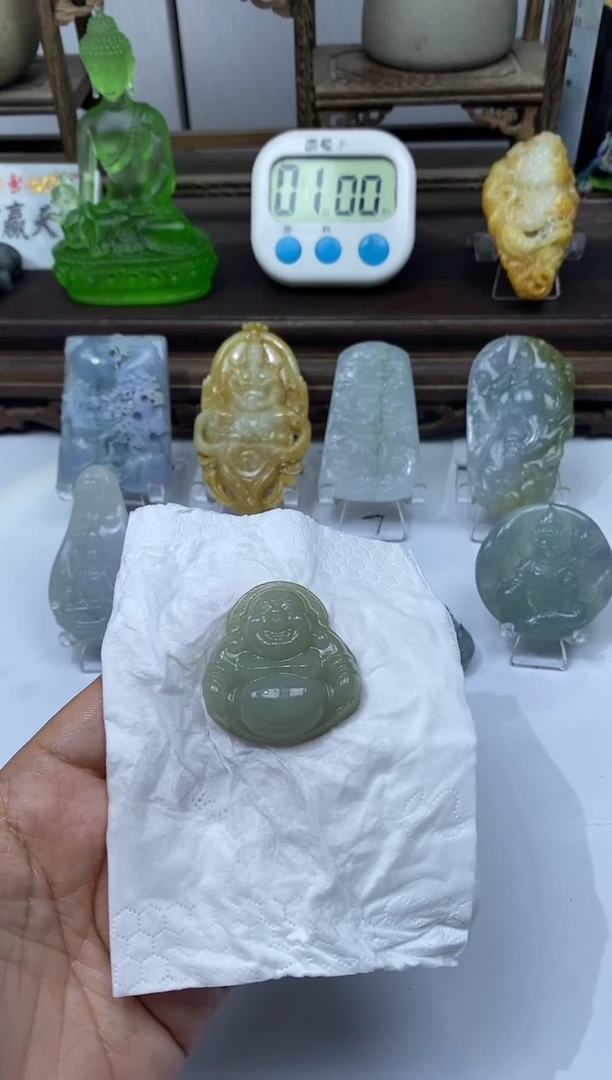 【闪购商品】定制翡翠未镶嵌九*格佛公