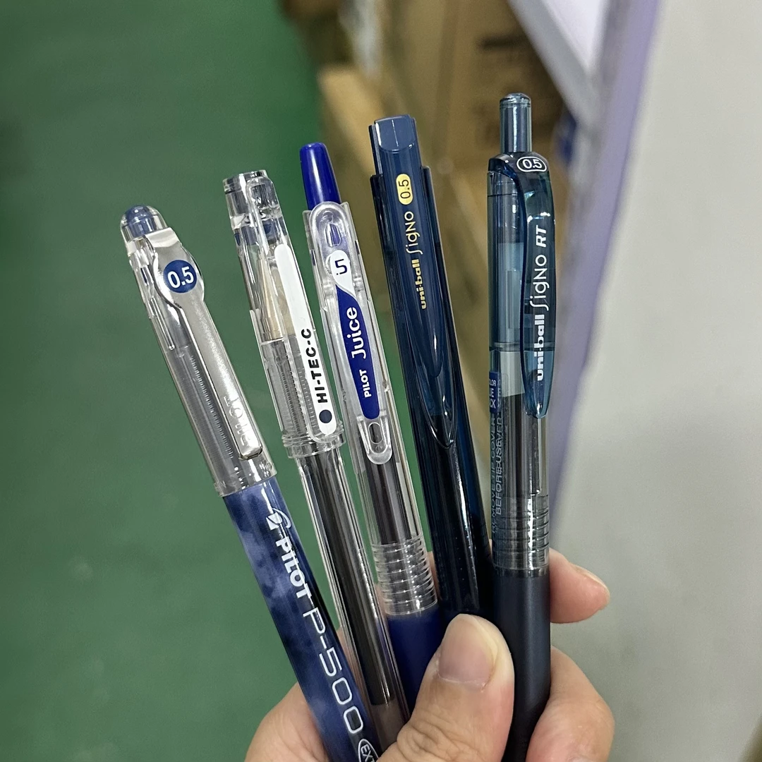 三菱百乐墨蓝色5支组合装