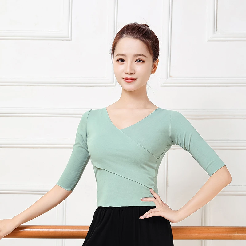 舞蹈服女新款成人拉丁舞服基训服现代舞蹈表演服艺考教师练功服装