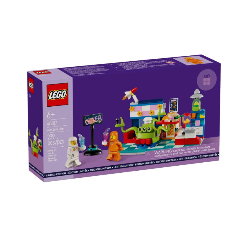 乐高LEGO积木外星人太空餐厅 40687生日礼物男女孩玩具