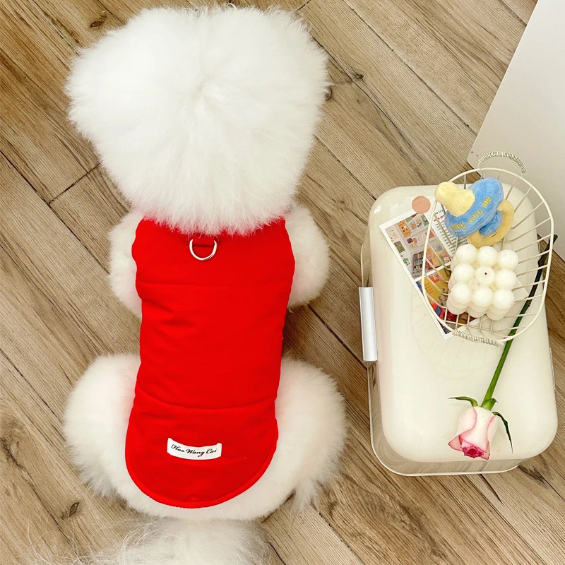 舒适双面棉马甲秋冬保暖宠物狗狗猫咪衣服泰迪比熊贵宾加厚柔软