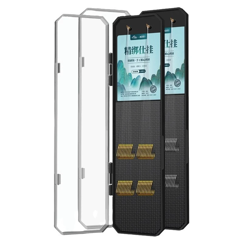 短子线双钩成品鱼钩绑好钓鱼袖细子线双钩双钩短子线