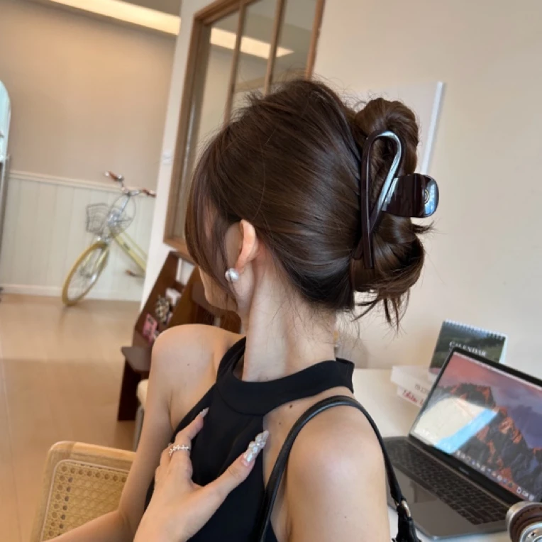 洋气优雅（约11CM中号）适合发量中等新娘发夹抓夹226