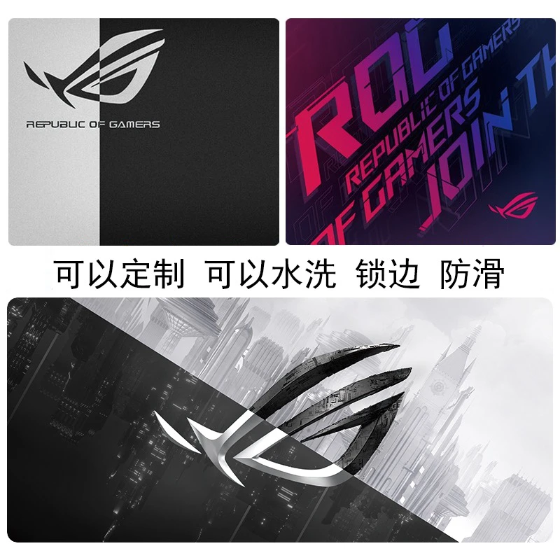 锁边黑色鼠标垫水洗防滑桌垫，游戏键盘垫鼠标垫高级感细面鼠标垫1