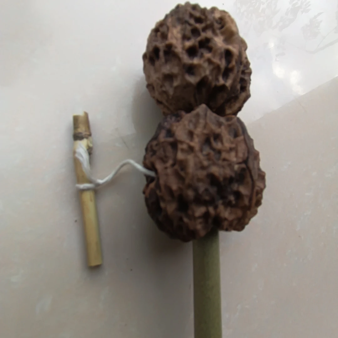 野生古树铁核桃手工制作 牛多核桃车 儿时的回忆