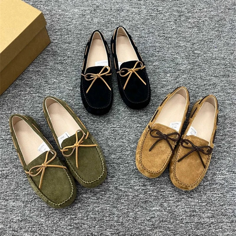 GershonBram 精致高级三色豆豆鞋乐福鞋