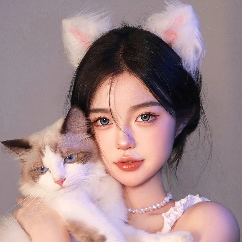 狐狸耳朵铃铛发箍猫耳朵发饰品2024新款爆款发卡新年装扮头饰头箍