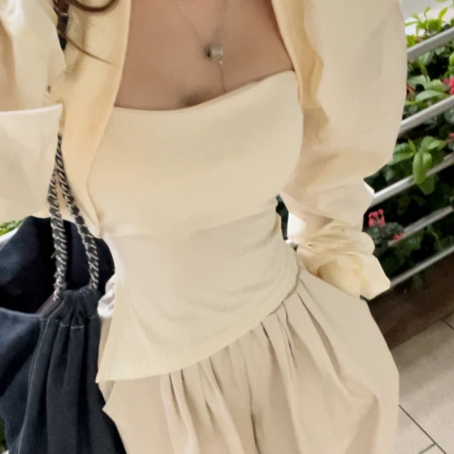 【温柔内搭】温柔风修身背心吊带LWJ23C3T568