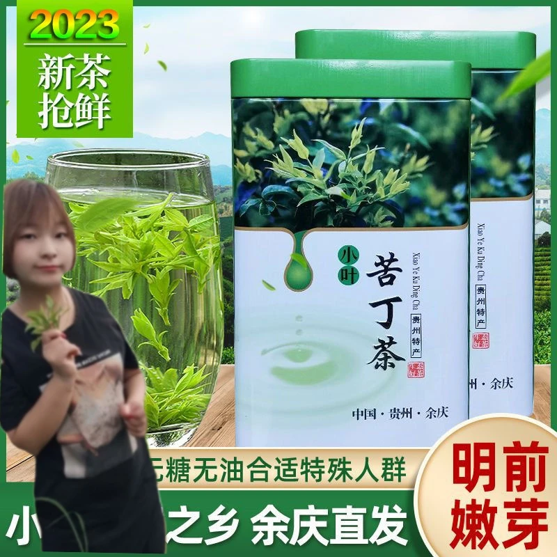 2025苦丁茶  余庆小叶苦丁茶 嫩芽  青山绿水小叶苦丁头采茶