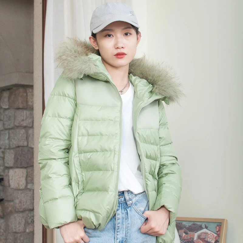 D91005 品牌女式宽松韩版羽绒服