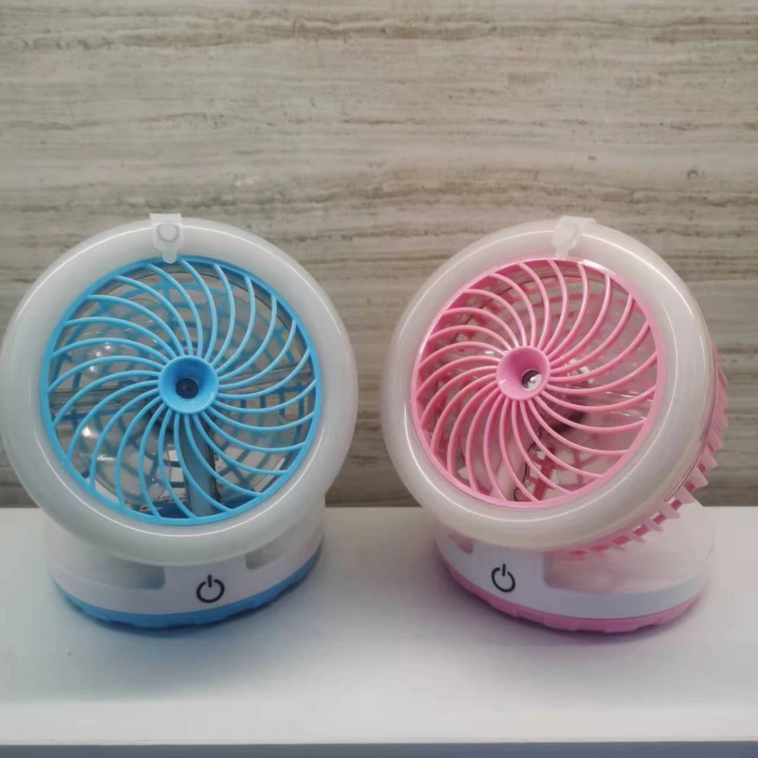 LED桌面迷你喷雾风扇插电款 AC177
