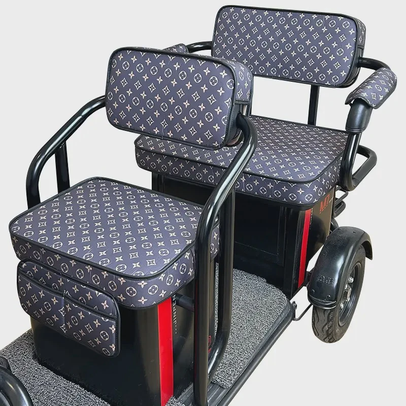 满天星--电动三轮车座套印花坐垫套可定制