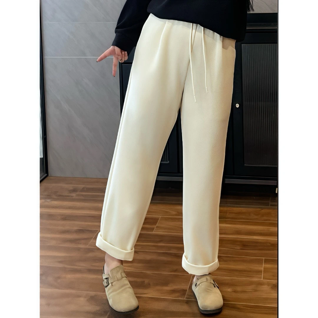 断码捡漏~罗恩上校/九分日系空气层卫裤奶奶裤12018花契200斤胖mm