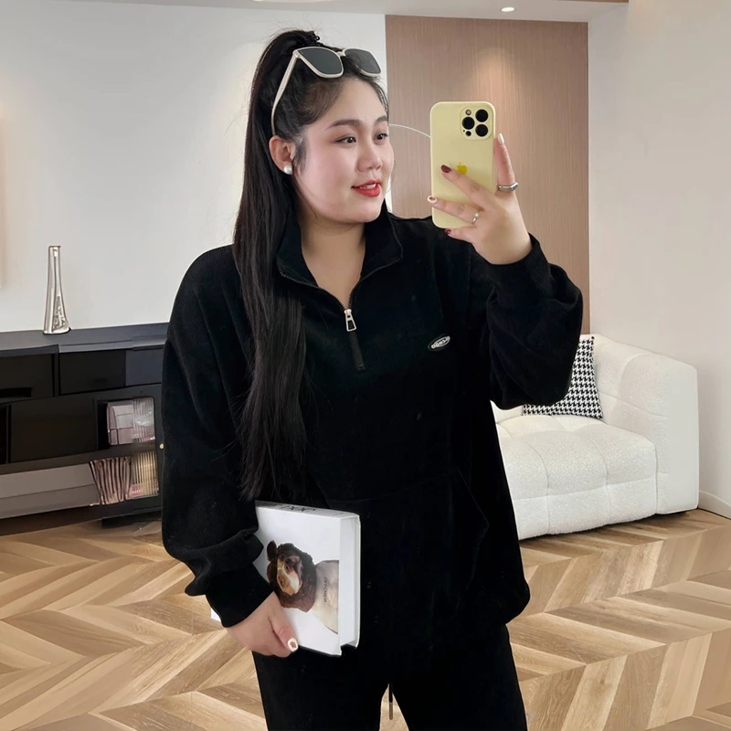 断码捡漏~松香情书 / 时尚出街休闲运动套装3889花契200斤胖mm