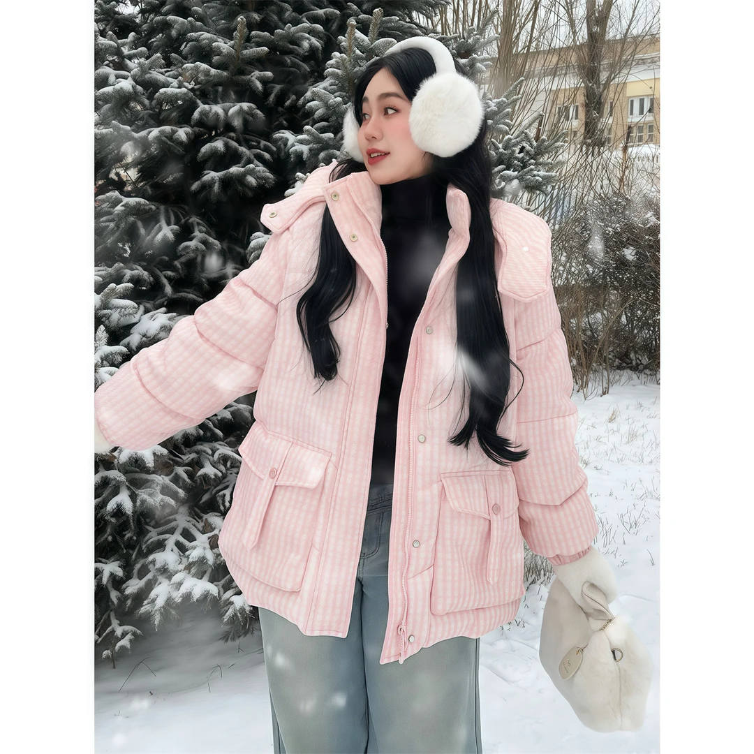 断码捡漏~拉贝尔格 / 韩系肌理感加厚面包服外套11397花契200斤