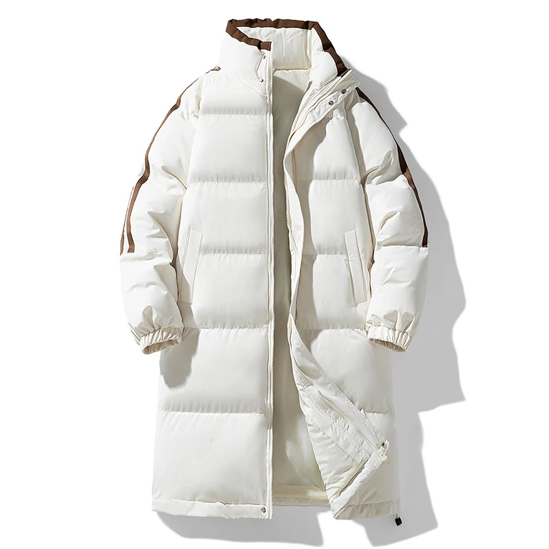 冬季休闲百搭中长款情侣棉衣潮流宽松青少年棉服男款爆款2024新款