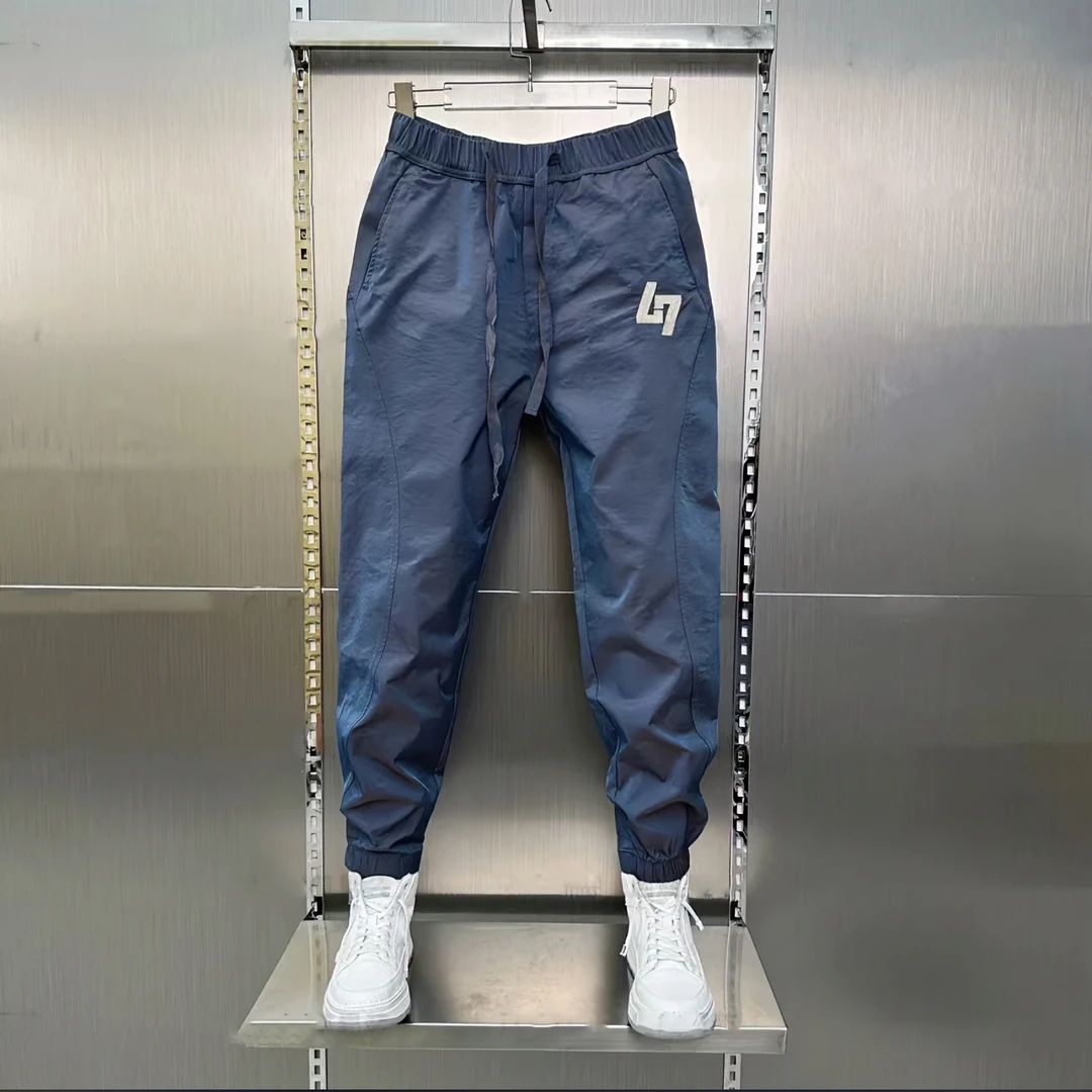 高档百搭春夏款速干长裤新款时尚潮流速干面料男裤-1820款