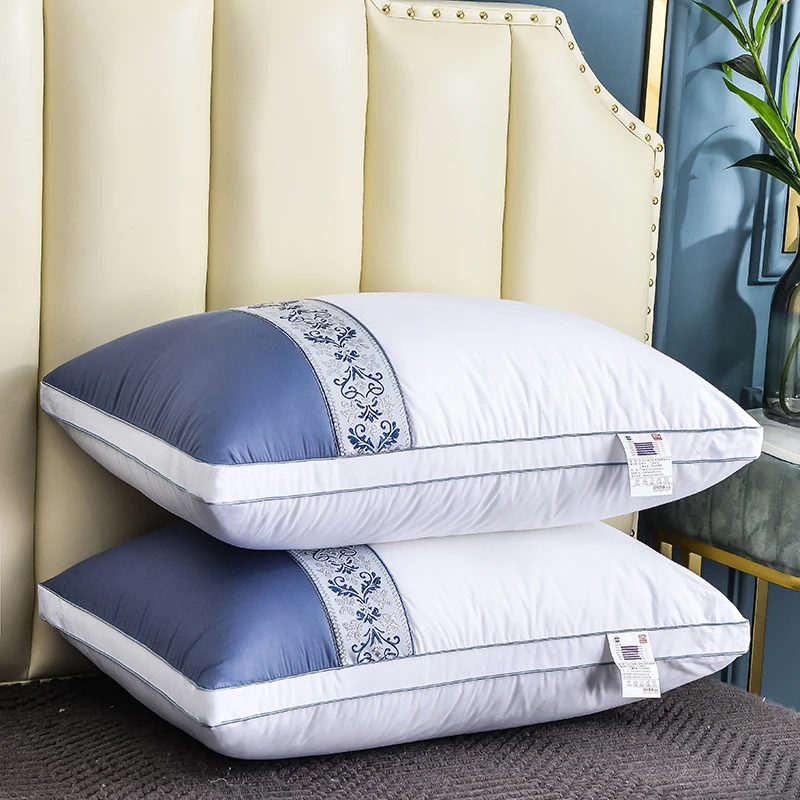 天绚立体撞色名族风织带酒店枕48cmx74cm【2只装】