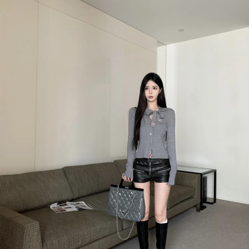 新款时尚短裤显瘦运动辣妹性感短裤网红2024早秋高腰休闲百搭