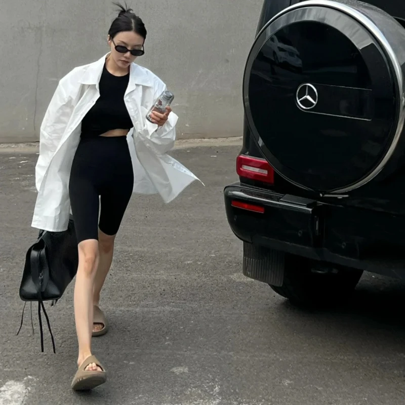 黑色紧身无袖背心夏季新款辣妹气质修身显瘦时尚短款打底上衣女潮