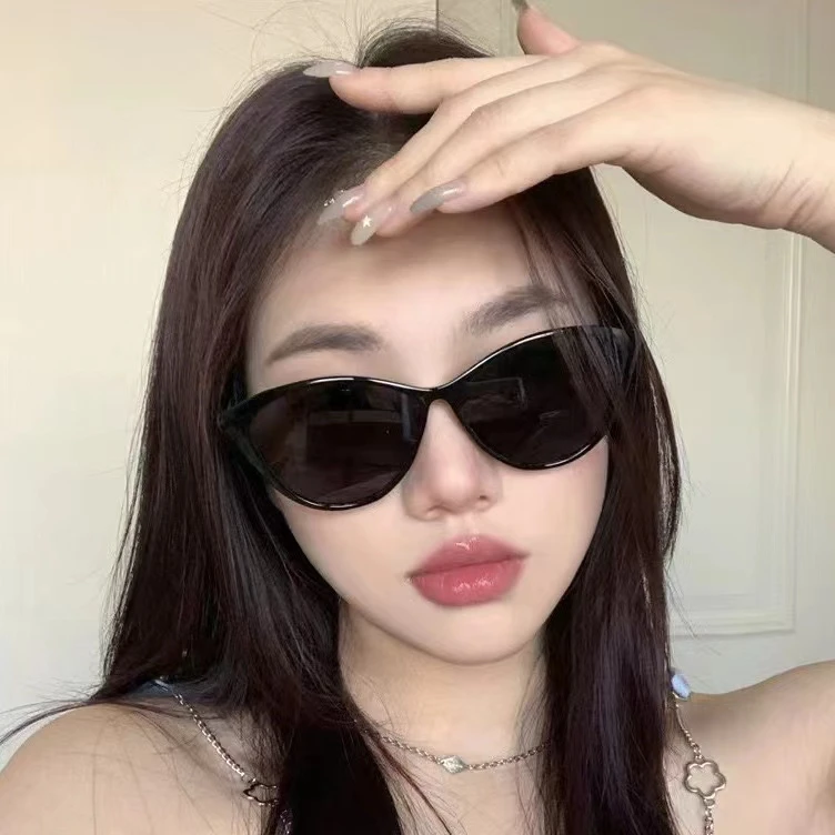启鹰新gm猫眼墨镜方圆脸显瘦气质欧美街拍简约高级质感遮阳太阳镜