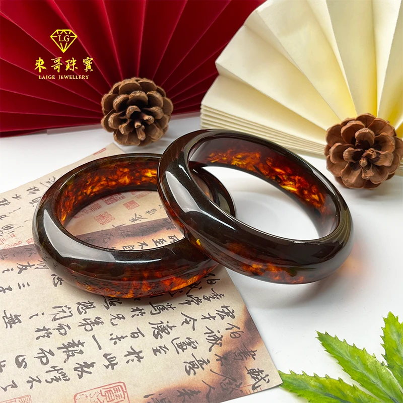 女神节福利【来哥严选】五元素血药珀满血满药精美药珀轮胎DIY手镯