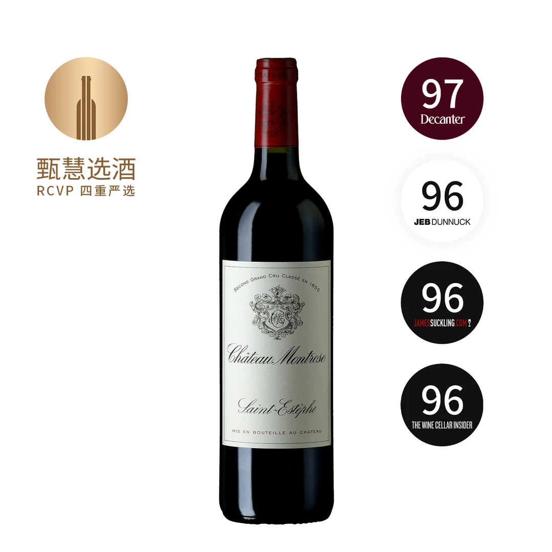 玫瑰山庄园红葡萄酒2000  12.5%vol 750ml 法国 圣埃斯泰夫