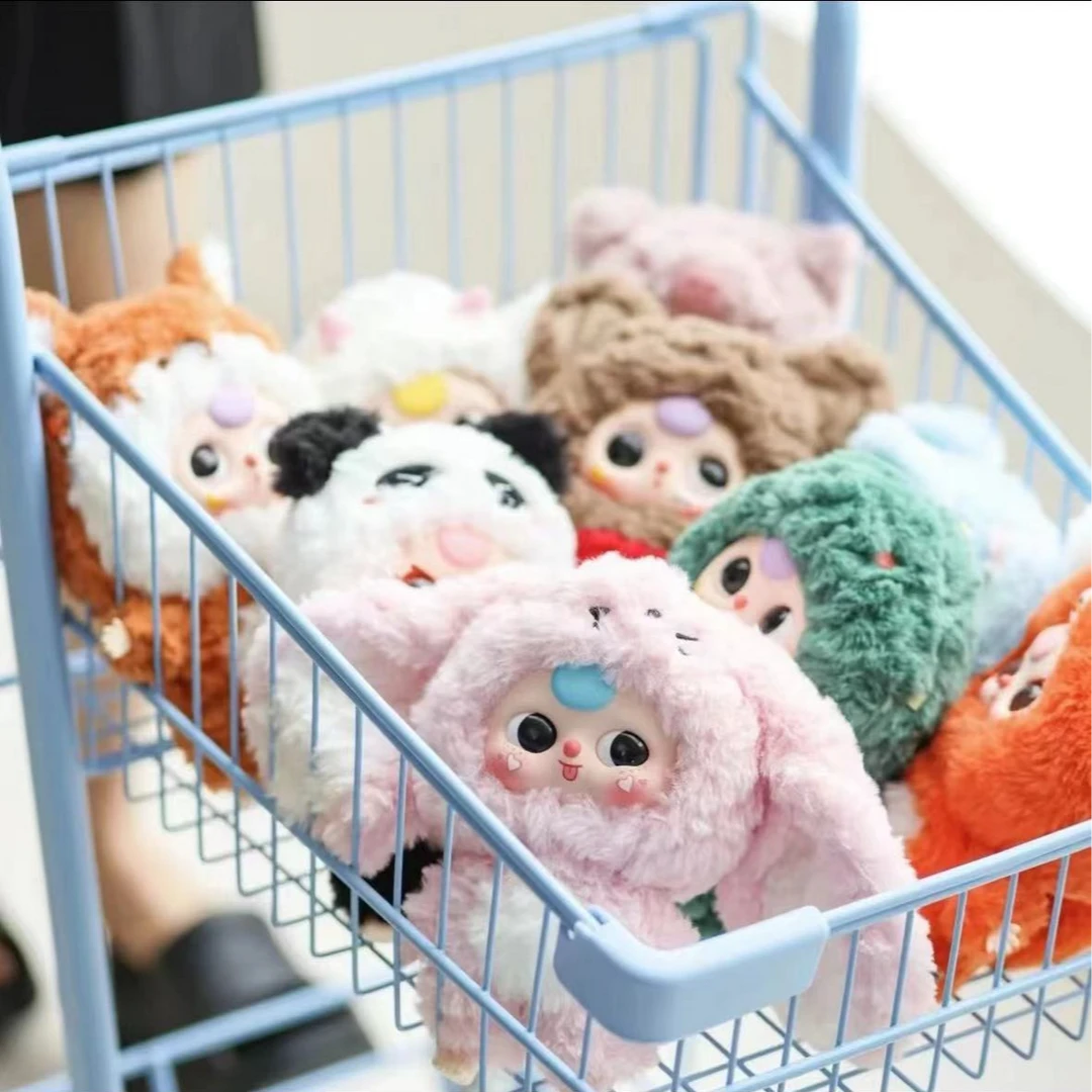 【佳佳拆盒】baby three v3 娃三岁三代毛绒公仔玩具系列正品盲盒