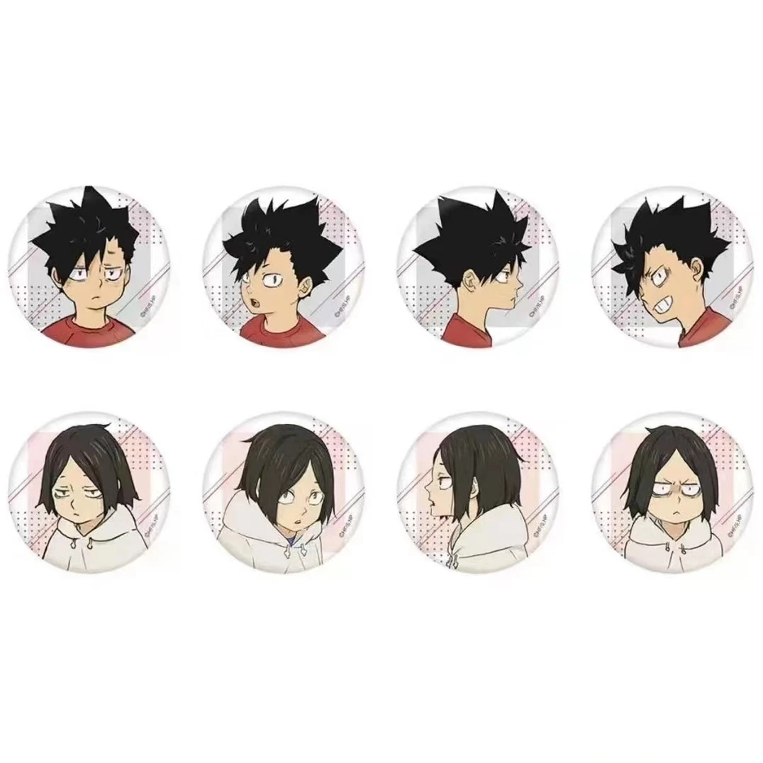 【黑研幼年吧唧】排球少年猫猫黑尾幼年吧唧 全款8种  盲盒代拆