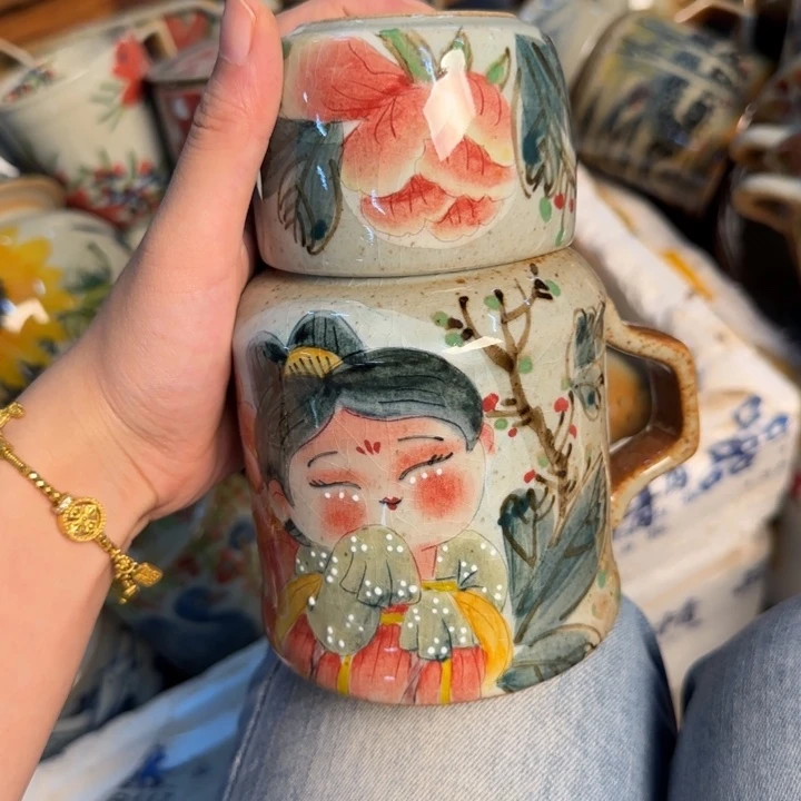 瓷片景德镇陶瓷釉下五彩