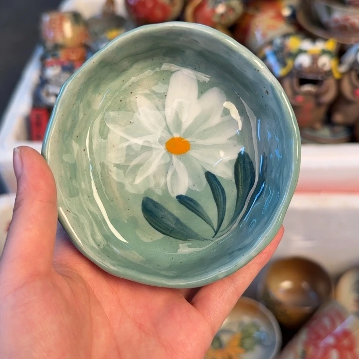 瓷片景德镇陶瓷釉下五彩