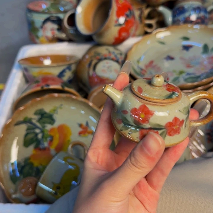 瓷片景德镇陶瓷纯手工手绘