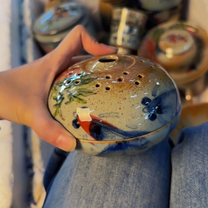 瓷片景德镇陶瓷釉下五彩