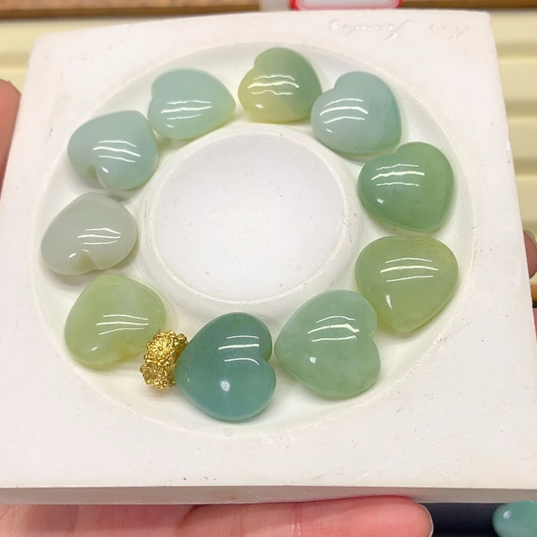 【闪购商品】玛瑙/玉髓手链合金冰**莹