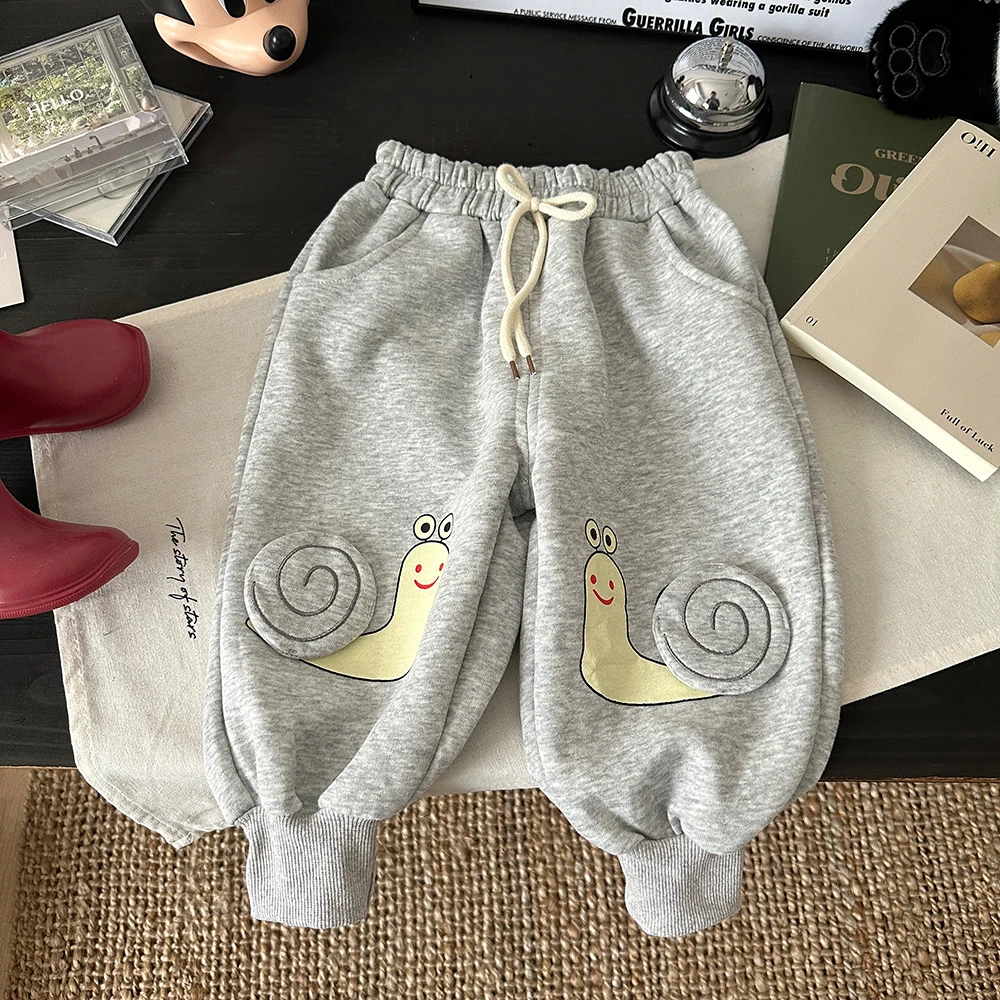 【A类华棉卡通卫裤】儿童运动休闲裤春秋时尚洋气长裤外穿卫裤