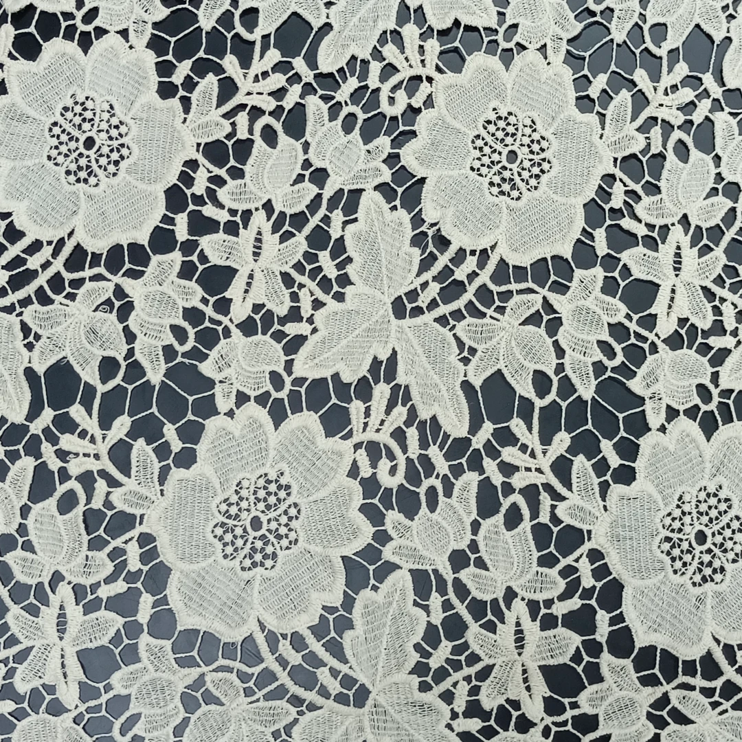 (半米）棉全水溶重工高品面料布料柔软舒适透气材质