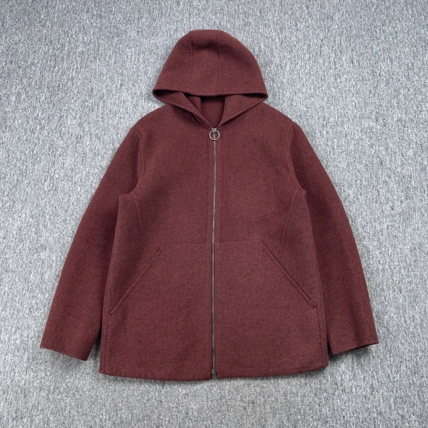 Acne Studios酒红拉链外套/50码/99新/公价14000/6580