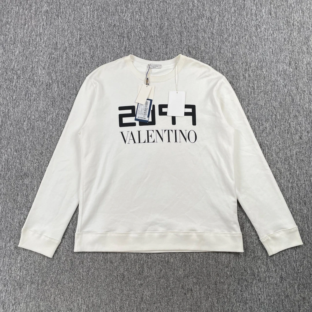 全新未使用 Valentino/华伦天奴 9485/印花圆领套头卫衣/M码/