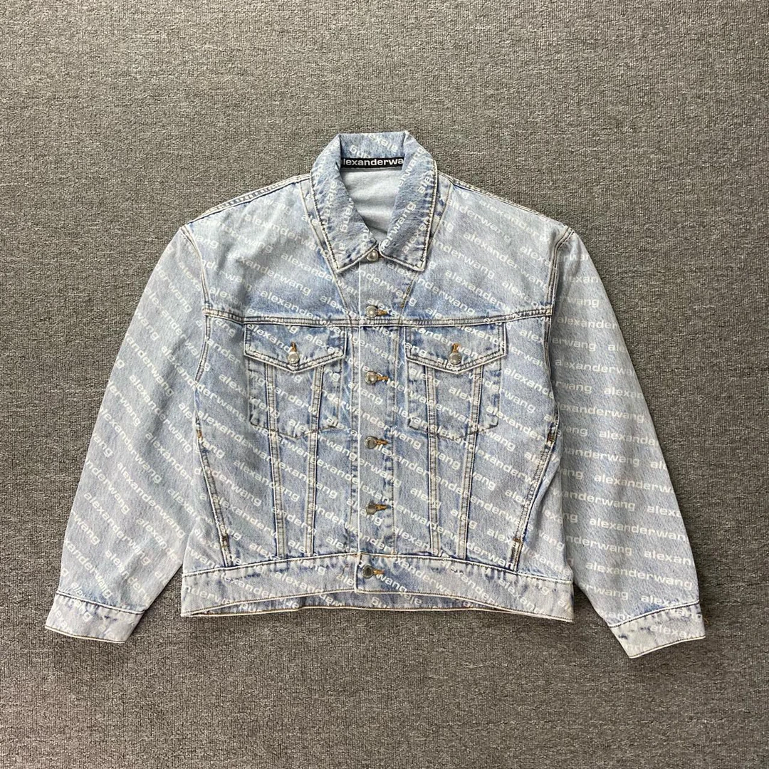 CD Alexanderwang满印牛仔衣/L码/全新闲置/公价5050/15700