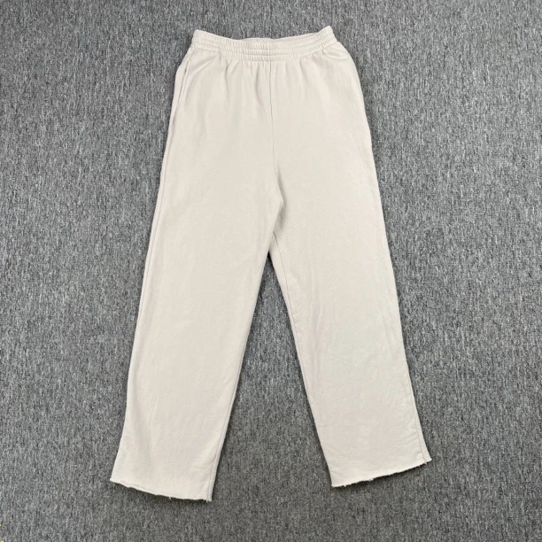 JS Balenciaga米白色加绒卫裤/M码/98新/6431