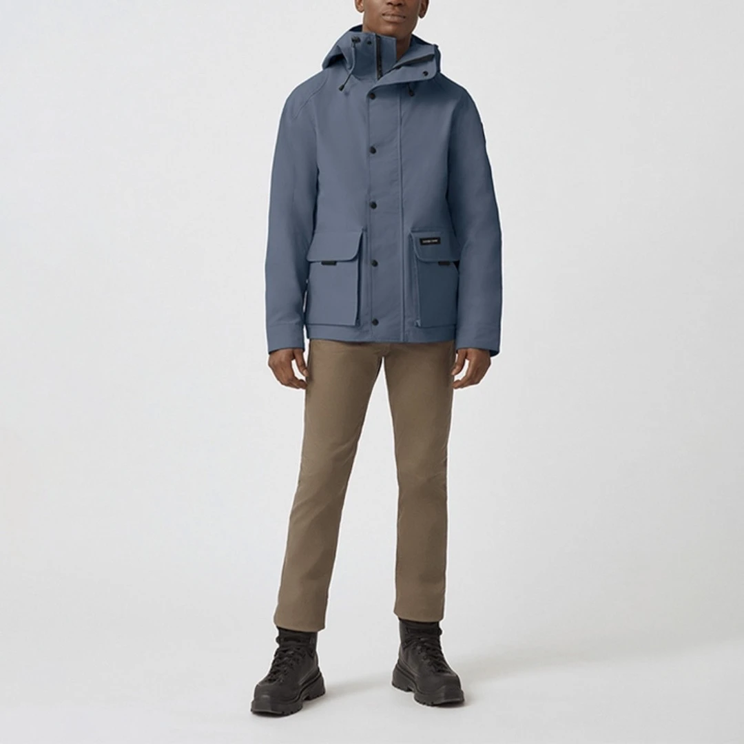 51906/Canada Goose 蓝色Lockeport系列连帽夹克外套/M码/98新