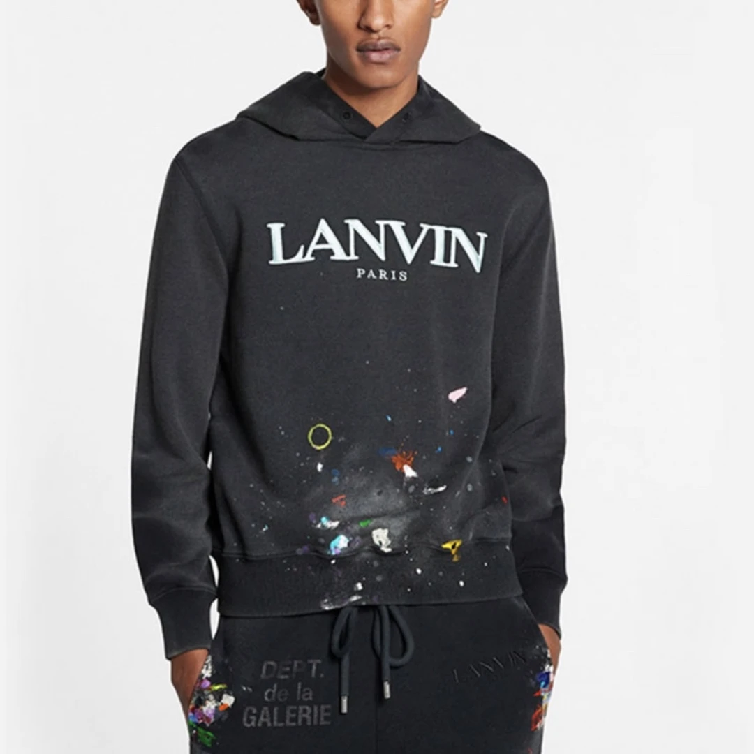 CQ Lanvin x Gallery Dept泼墨帽衫/S码/全新带吊/公价5669/55652