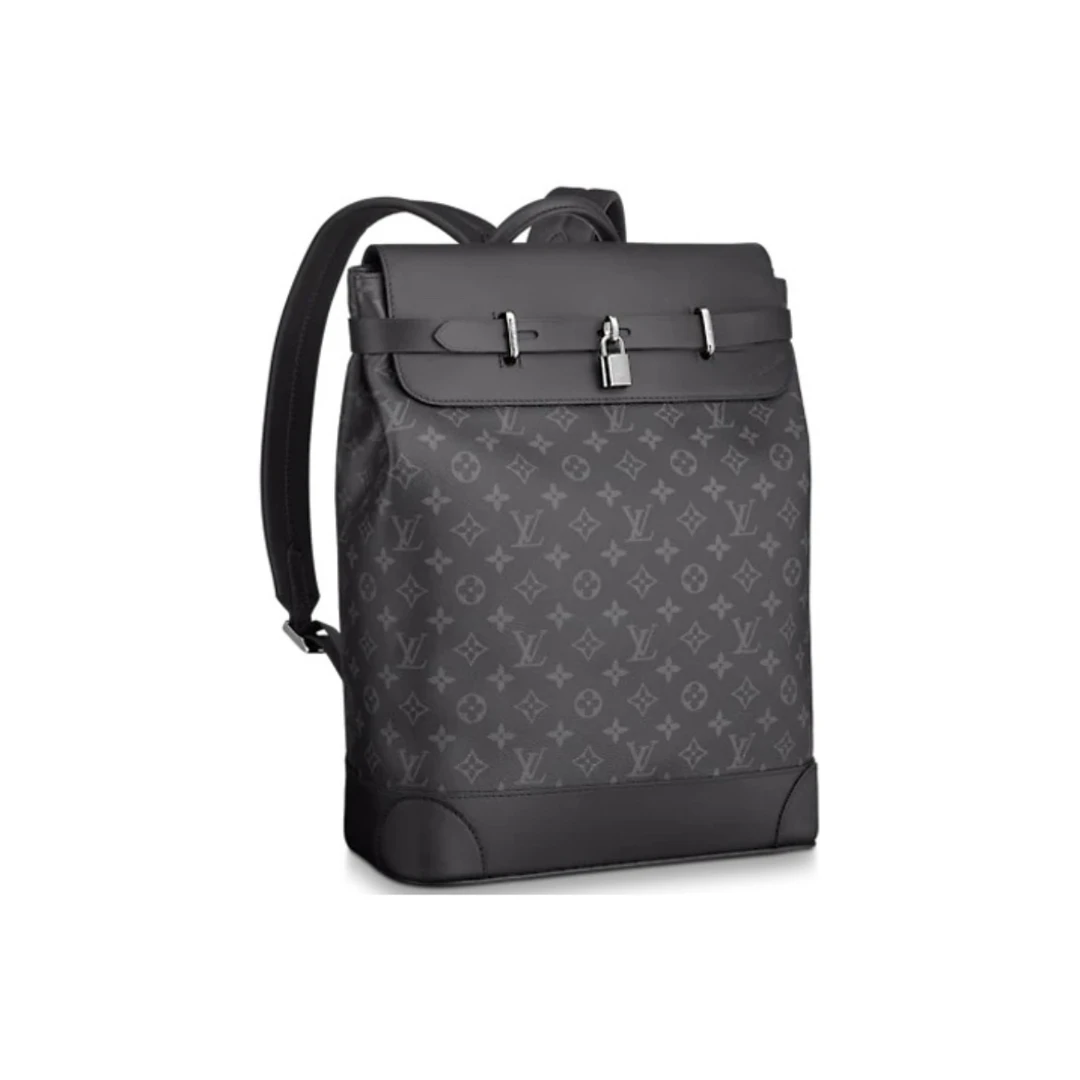 LOUIS VUITTON Steamer深灰双肩包/32*16*45cm/无配件/95新/5157
