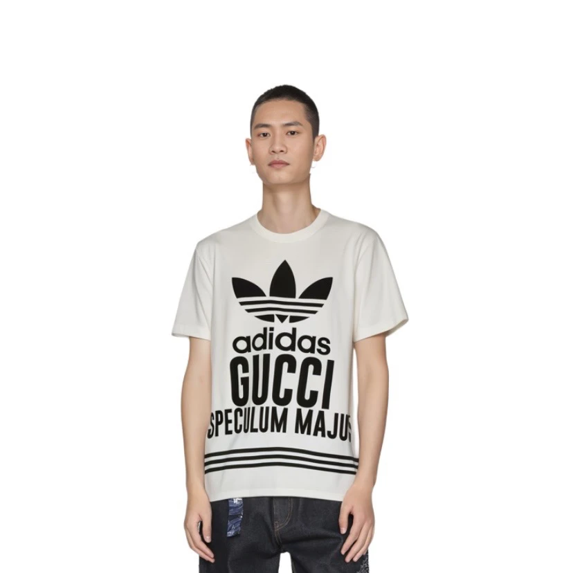 CQ JS Gucci x Adidas印花短袖/S码/全新带吊/公价5300/51417