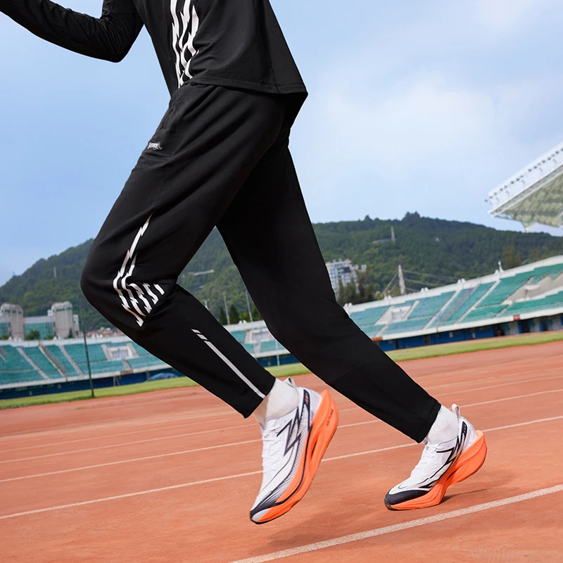 361°运动裤男裤2024针织九分裤运动速干排汗男子休闲裤舒适裤子