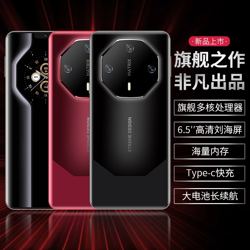512G大内存6.5英寸高端智能商务曲面防爆手机