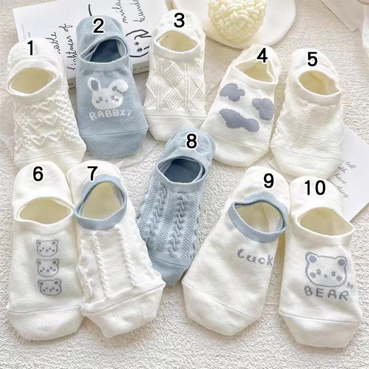 袜子女士ins薄款短袜日系小白袜清晰浅口可爱袜白色百搭透气春夏