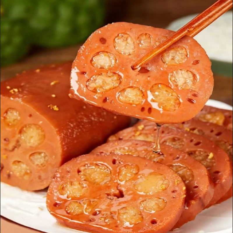 【饭店批发】扬州特产宝应桂花糯米藕10斤香糯莲藕密封袋装开袋即食